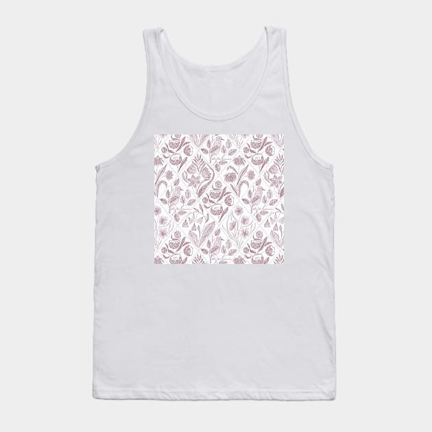 Flowers Tank Top by DenesAnnaDesign